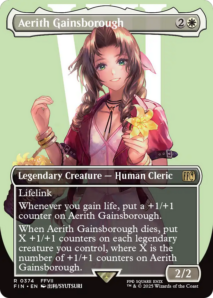 Aerith Gainsborough (Borderless) [FINAL FANTASY] | Grognard Games