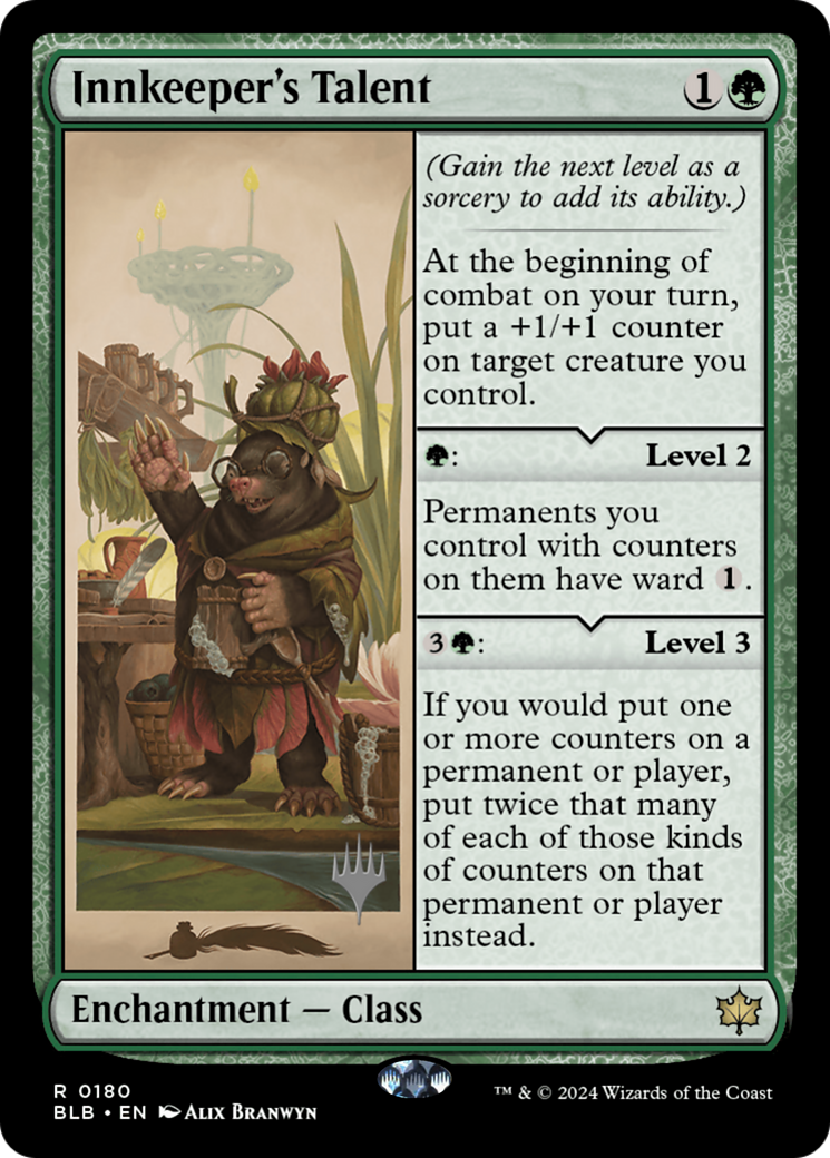 Innkeeper's Talent (Promo Pack) [Bloomburrow Promos] | Grognard Games