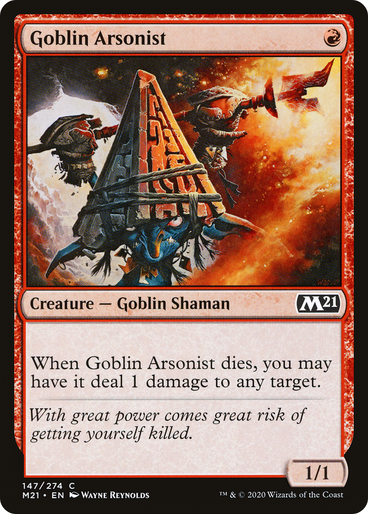 Goblin Arsonist (M21-147) - Core Set 2021 Foil | Grognard Games