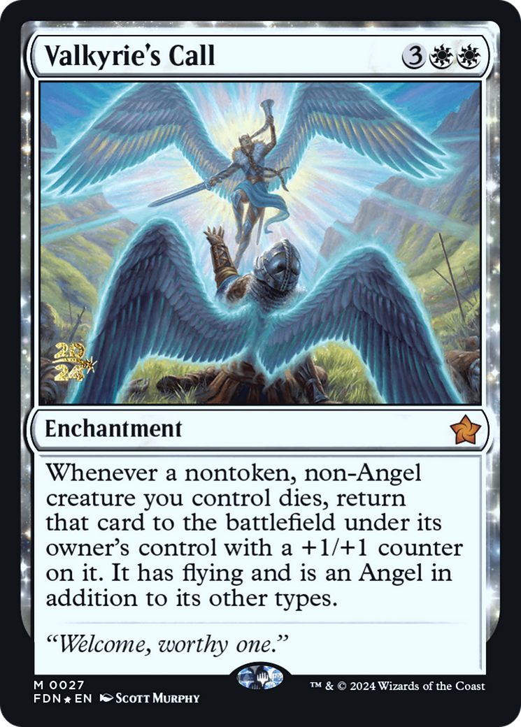 Valkyrie's Call [Foundations Prerelease Promos] | Grognard Games
