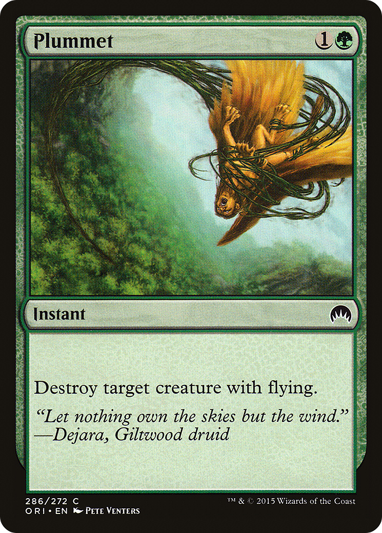 Plummet (ORI-286) - Magic Origins Foil | Grognard Games