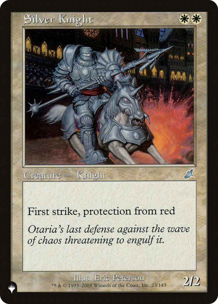 Silver Knight [The List] | Grognard Games