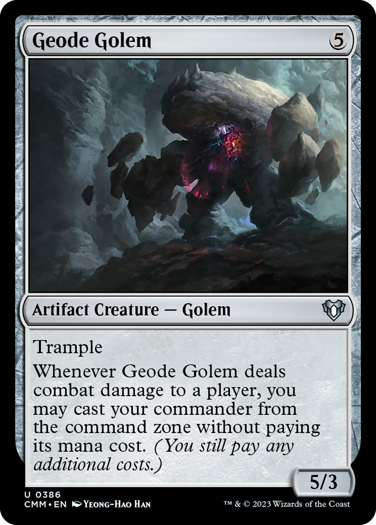Geode Golem [Commander Masters] | Grognard Games
