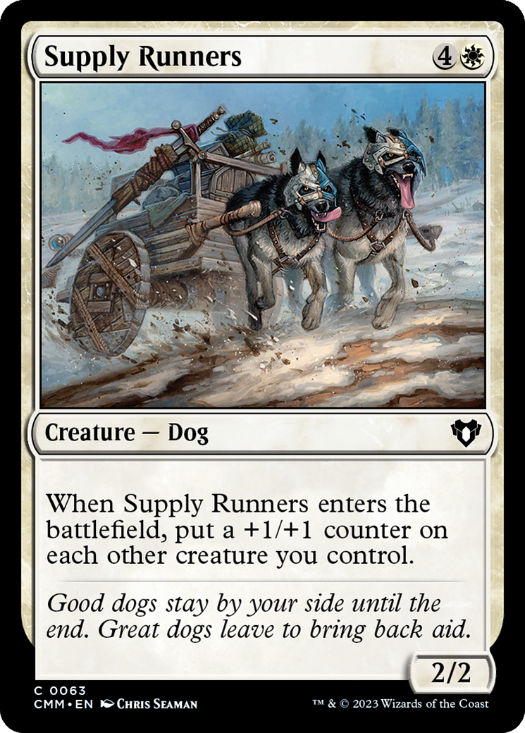 Supply Runners [Commander Masters] | Grognard Games