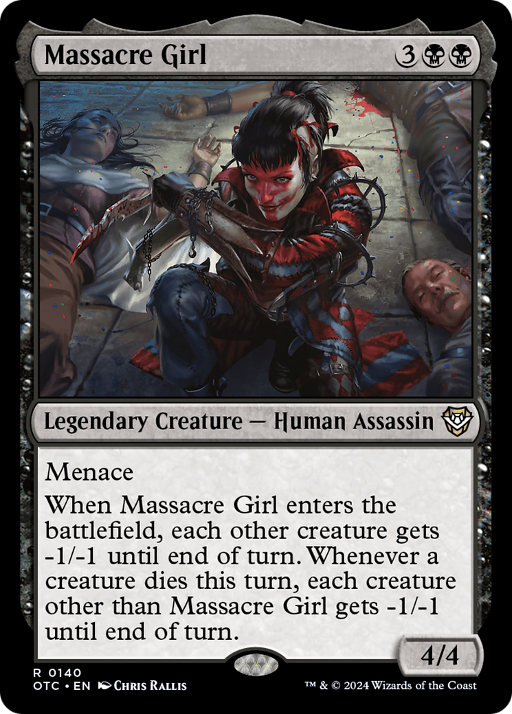 Massacre Girl [Outlaws of Thunder Junction Commander] | Grognard Games