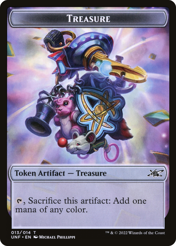 Treasure (UNF-013) - Unfinity Tokens Foil | Grognard Games