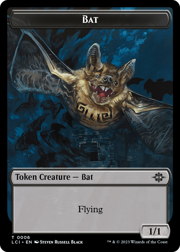 Bat Token [The Lost Caverns of Ixalan Tokens] | Grognard Games