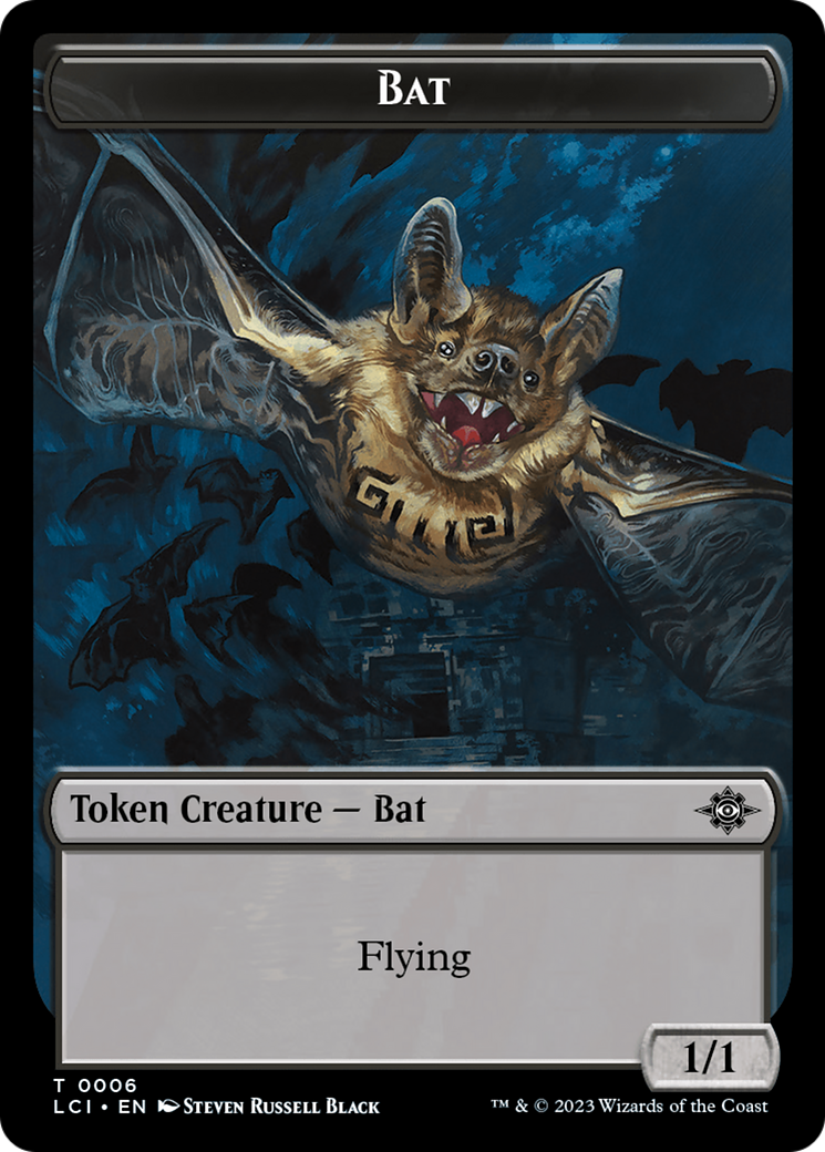 Copy // Bat Double-Sided Token [The Lost Caverns of Ixalan Tokens] | Grognard Games