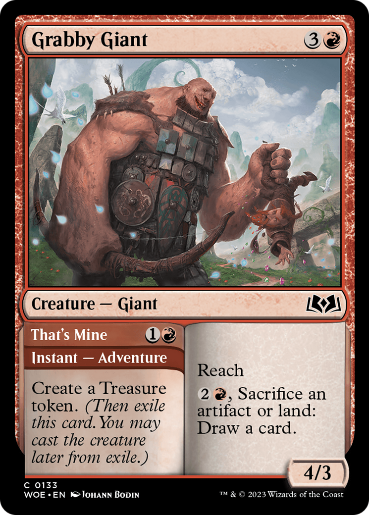 Grabby Giant // That's Mine [Wilds of Eldraine] | Grognard Games