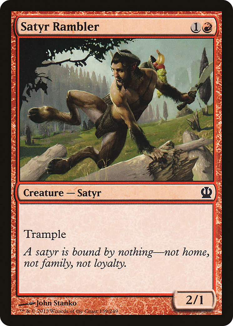 Satyr Rambler [Theros] | Grognard Games
