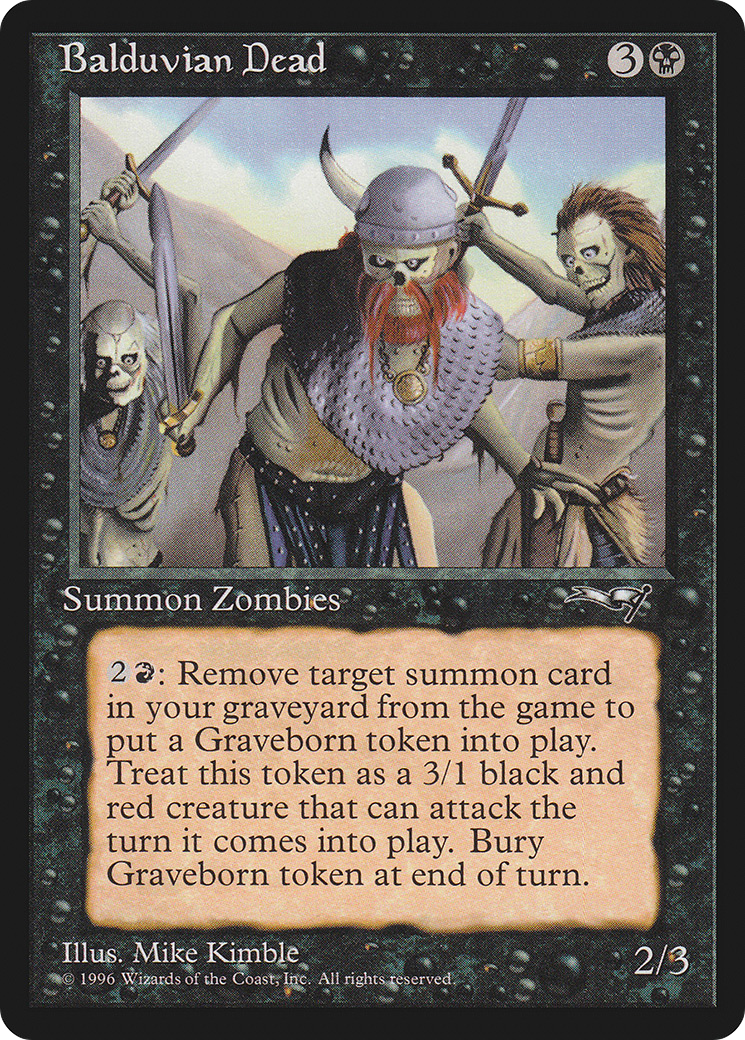 Balduvian Dead [Alliances] | Grognard Games