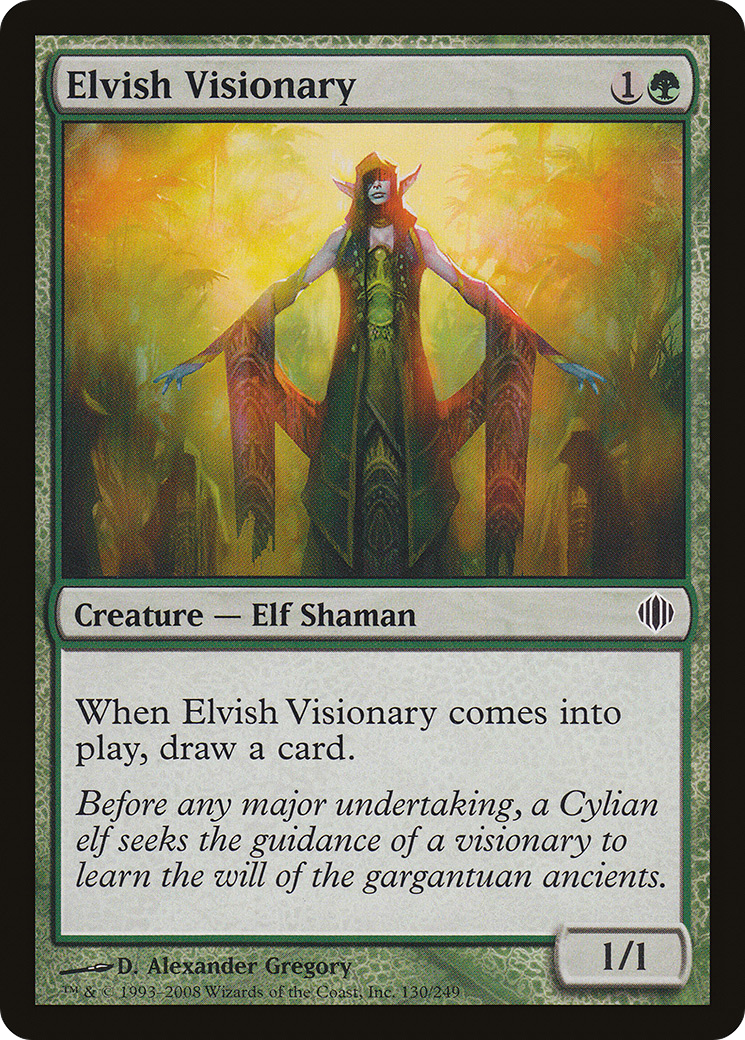 Elvish Visionary [Shards of Alara] | Grognard Games