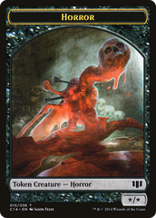 Horror // Zombie (016/036) Double-sided Token [Commander 2014 Tokens] | Grognard Games