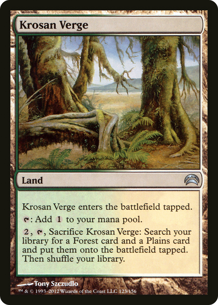 Krosan Verge [Planechase 2012] | Grognard Games