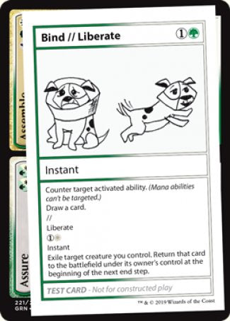 Bind // Liberate (2021 Edition) [Mystery Booster Playtest Cards] | Grognard Games