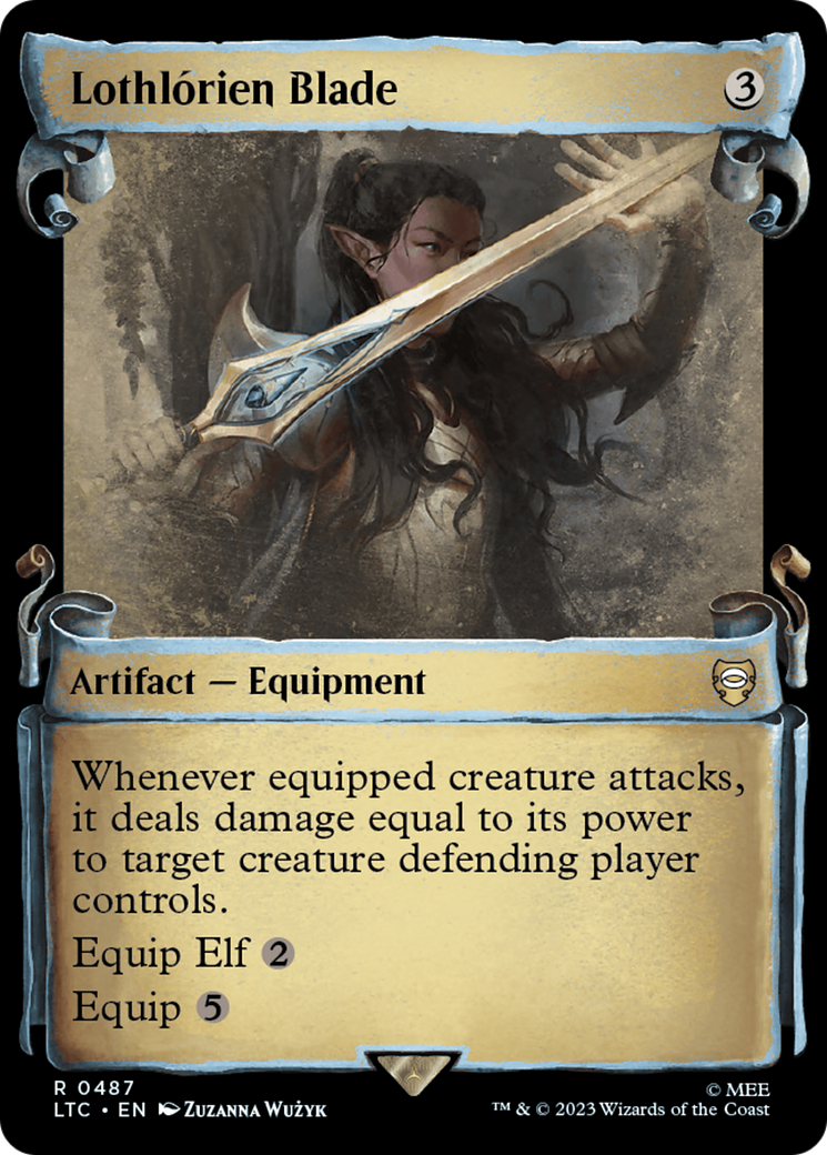 Lothlorien Blade [The Lord of the Rings: Tales of Middle-Earth Commander Showcase Scrolls] | Grognard Games