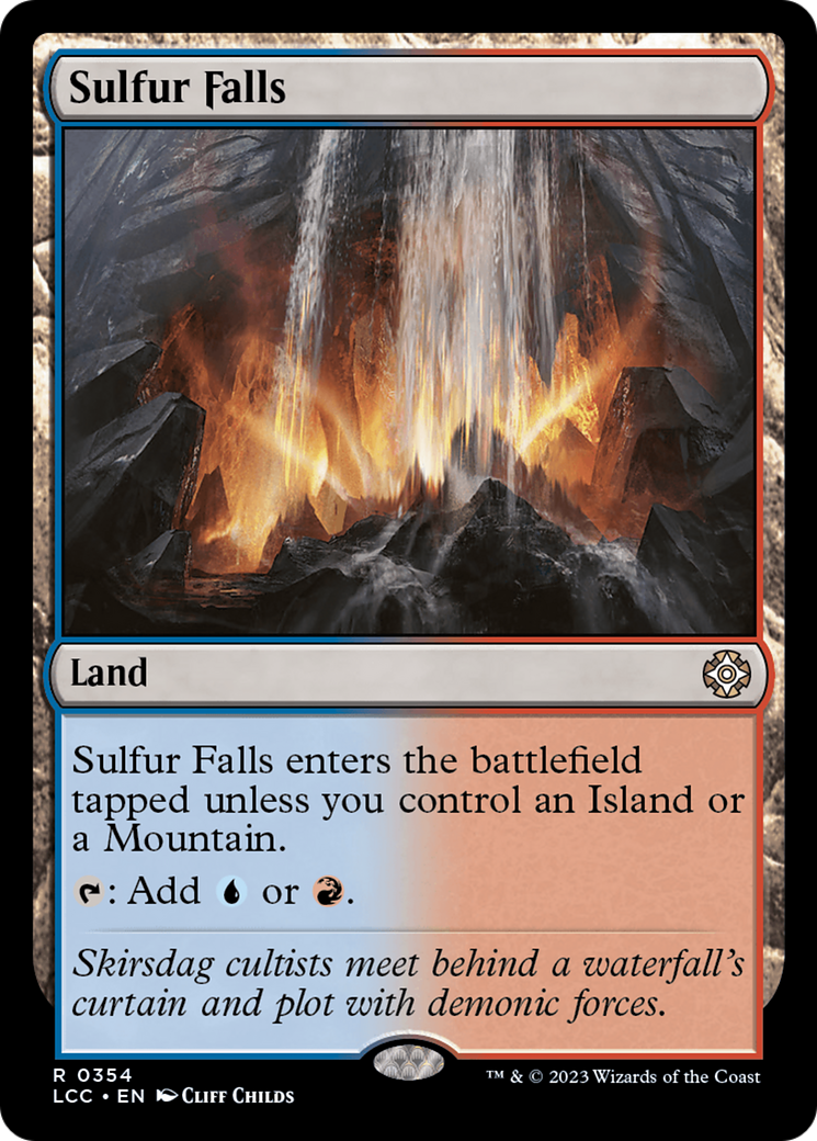 Sulfur Falls [The Lost Caverns of Ixalan Commander] | Grognard Games