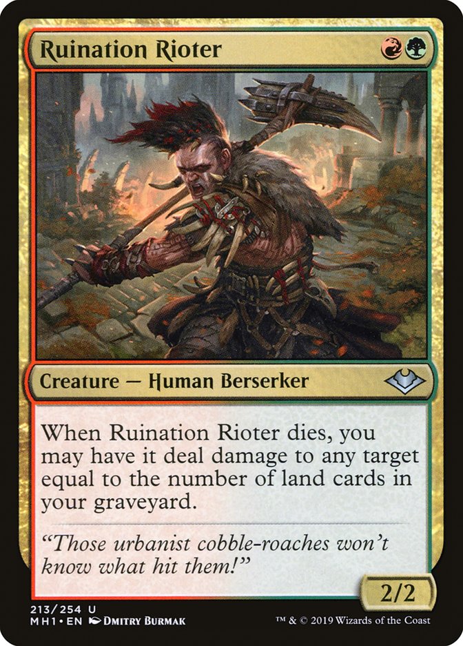 Ruination Rioter [Modern Horizons] | Grognard Games