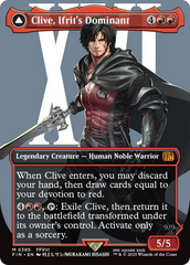 Clive, Ifrit's Dominant // Ifrit, Warden of Inferno (FIN-385) - FINAL FANTASY: (enchantment) (Borderless) | Grognard Games