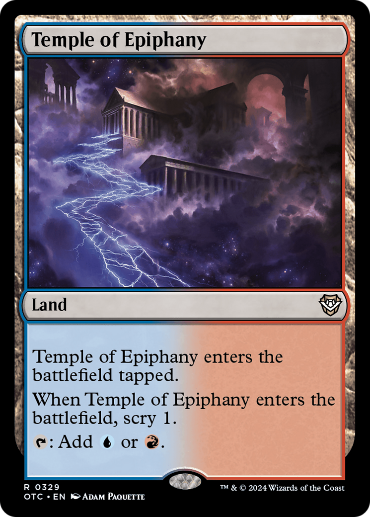 Temple of Epiphany [Outlaws of Thunder Junction Commander] | Grognard Games