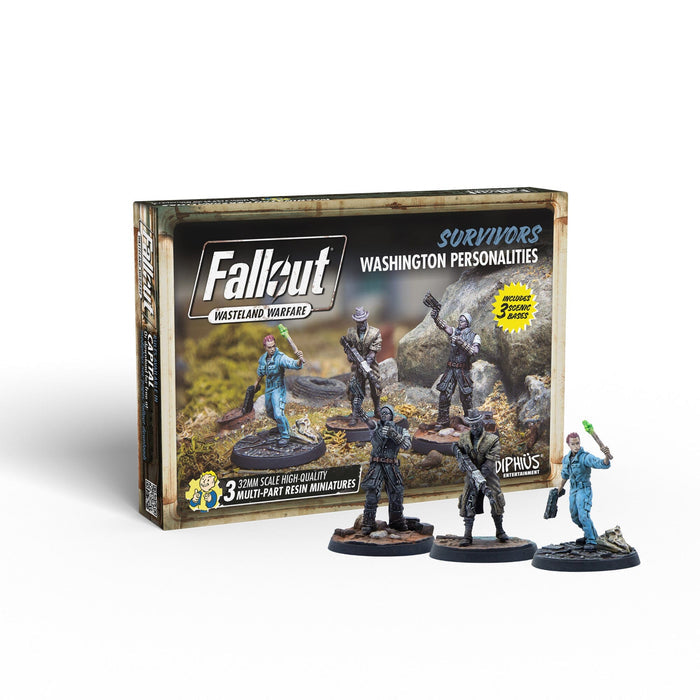 Fallout: Wasteland Warfare - Survivors: Washington Personalities | Grognard Games