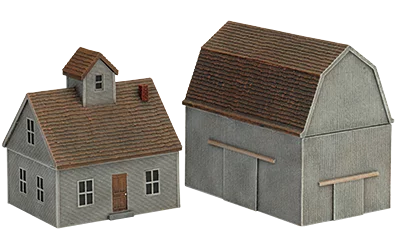 BB176 Farm House and Barn - Reims | Grognard Games