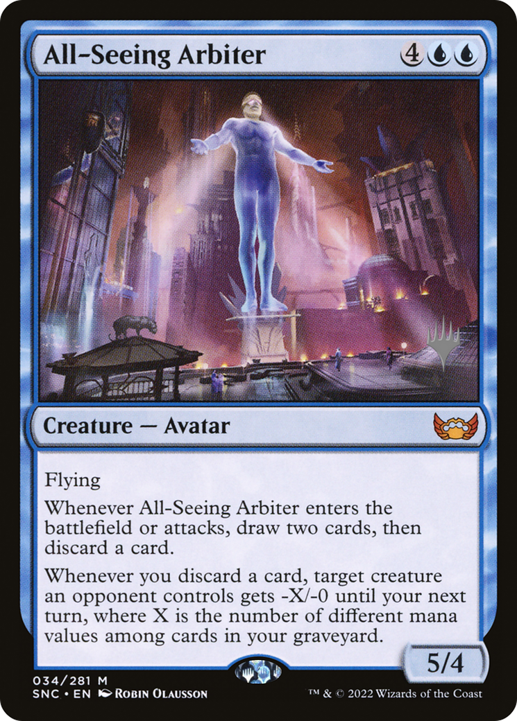 All-Seeing Arbiter (Promo Pack) [Streets of New Capenna Promos] | Grognard Games