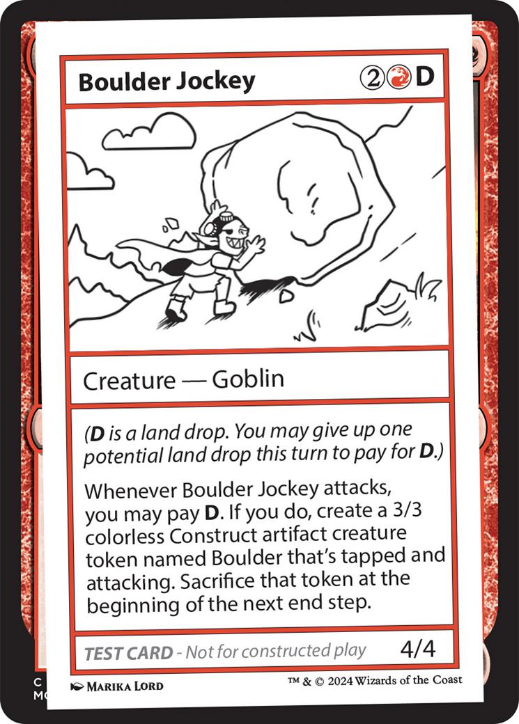 Boulder Jockey [Mystery Booster 2 Playtest Cards] | Grognard Games