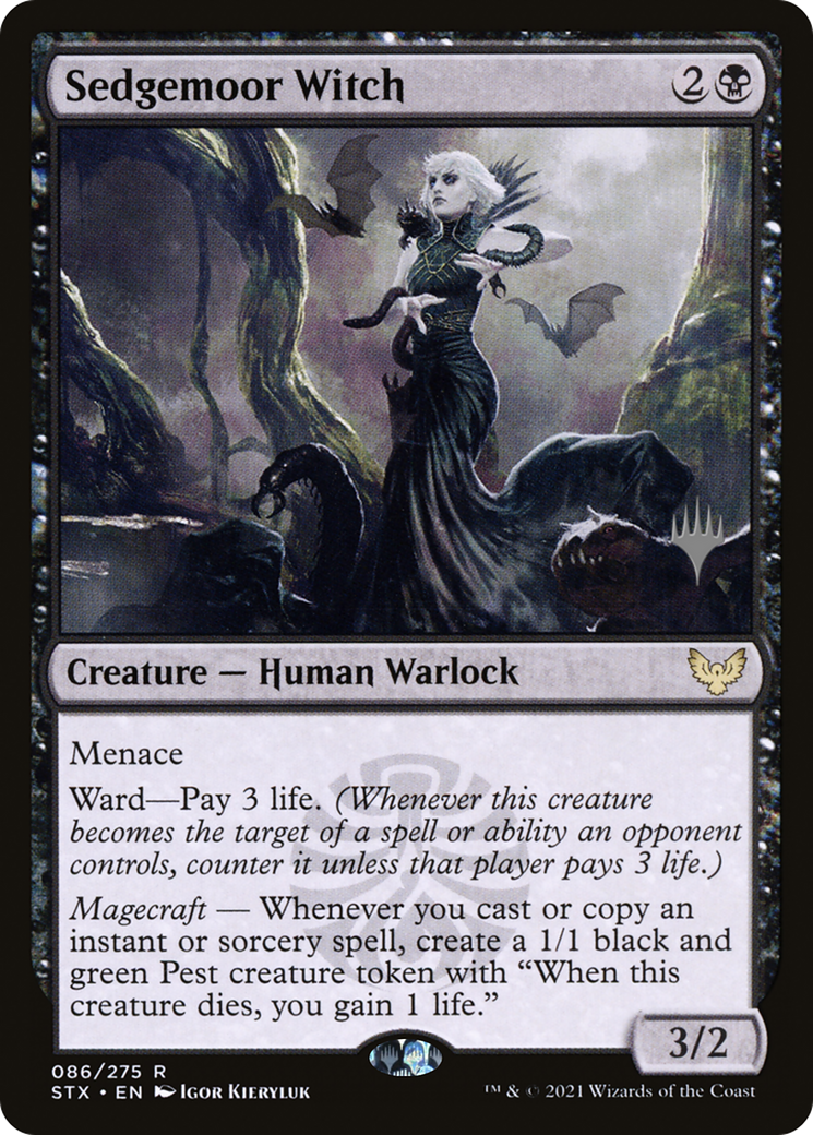 Sedgemoor Witch (Promo Pack) [Strixhaven: School of Mages Promos] | Grognard Games