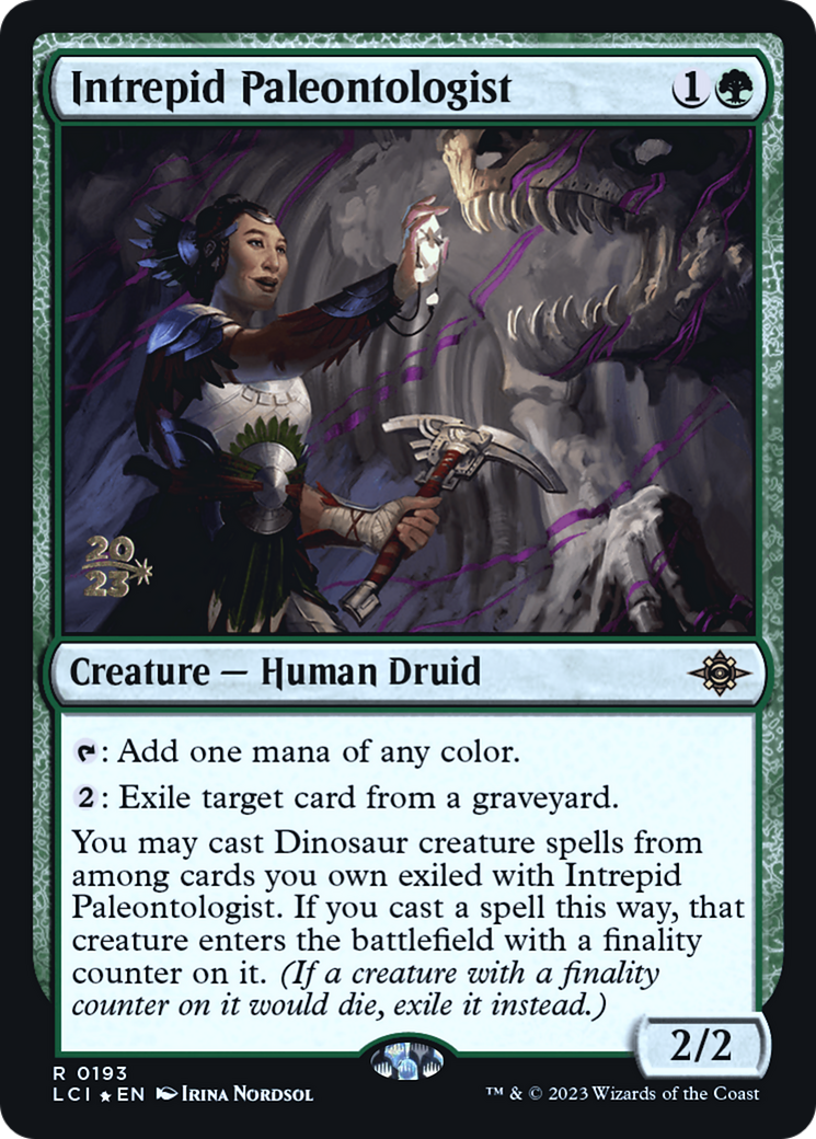 Intrepid Paleontologist [The Lost Caverns of Ixalan Prerelease Cards] | Grognard Games