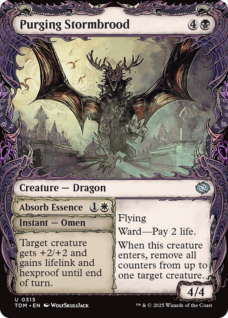 Purging Stormbrood (Showcase) [Tarkir: Dragonstorm] | Grognard Games