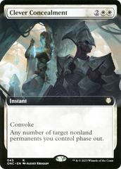 Clever Concealment (Extended Art) [Phyrexia: All Will Be One Commander] | Grognard Games