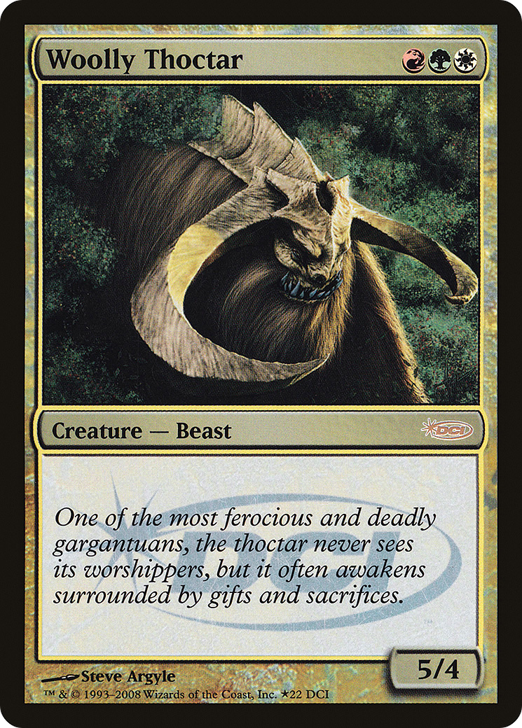 Woolly Thoctar [Wizards Play Network 2008] | Grognard Games