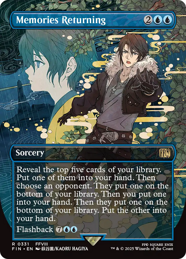 Memories Returning (Borderless) (FIN-331) - FINAL FANTASY Foil | Grognard Games