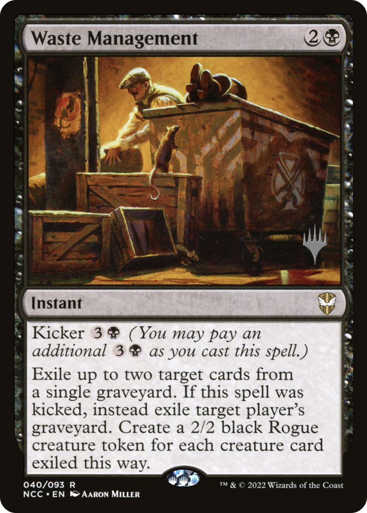 Waste Management (Promo Pack) [Streets of New Capenna Commander Promos] | Grognard Games