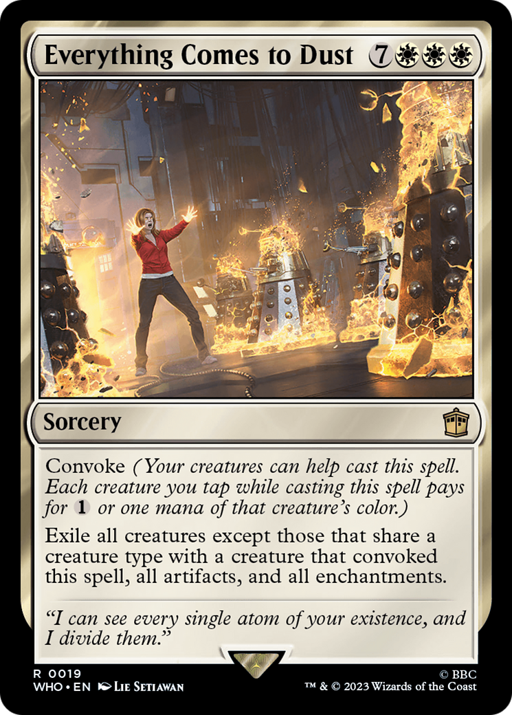 Everything Comes to Dust [Doctor Who] | Grognard Games