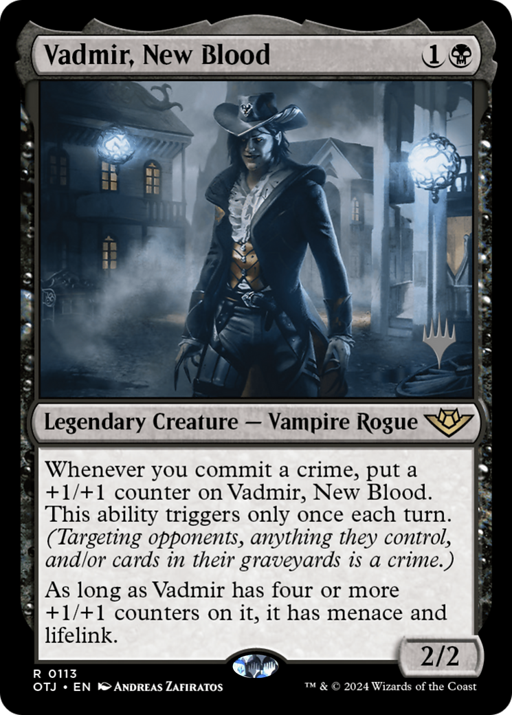 Vadmir, New Blood (Promo Pack) [Outlaws of Thunder Junction Promos] | Grognard Games