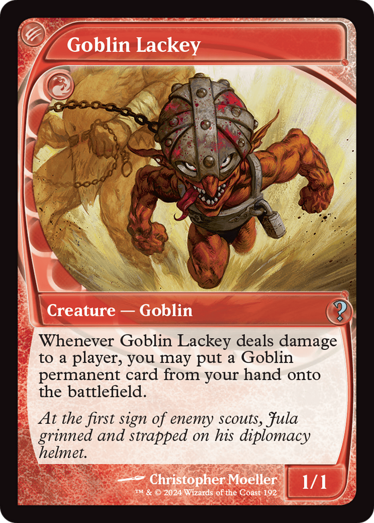 Goblin Lackey (Future Sight) [Mystery Booster 2] | Grognard Games