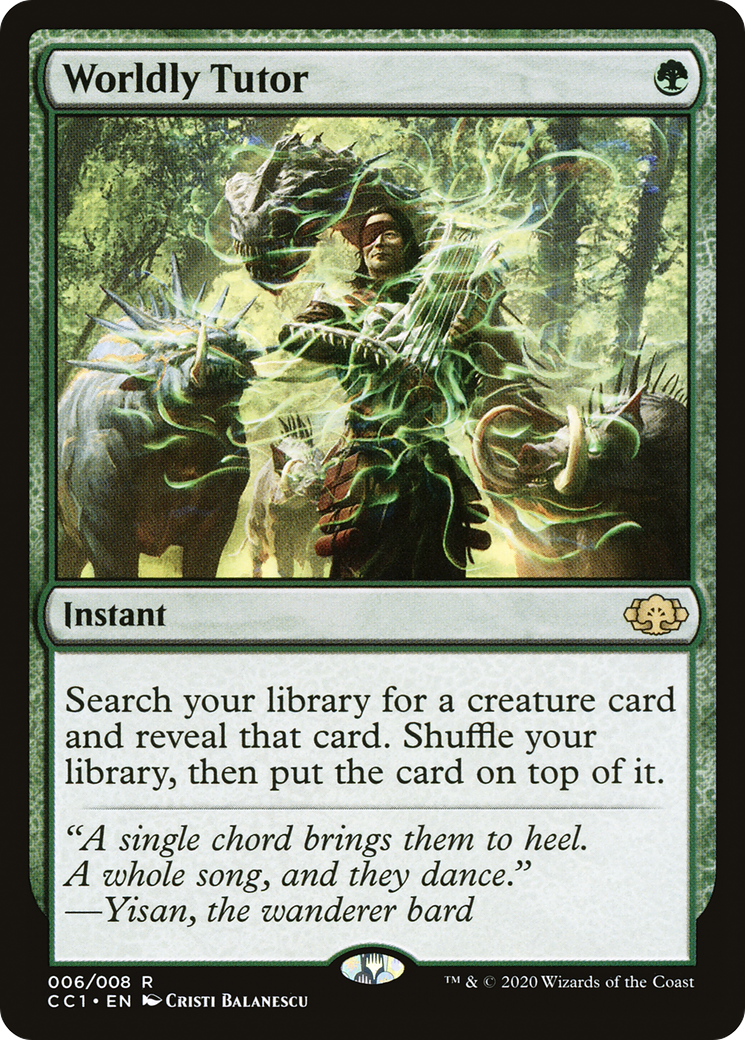 Worldly Tutor [Commander Collection Green] | Grognard Games
