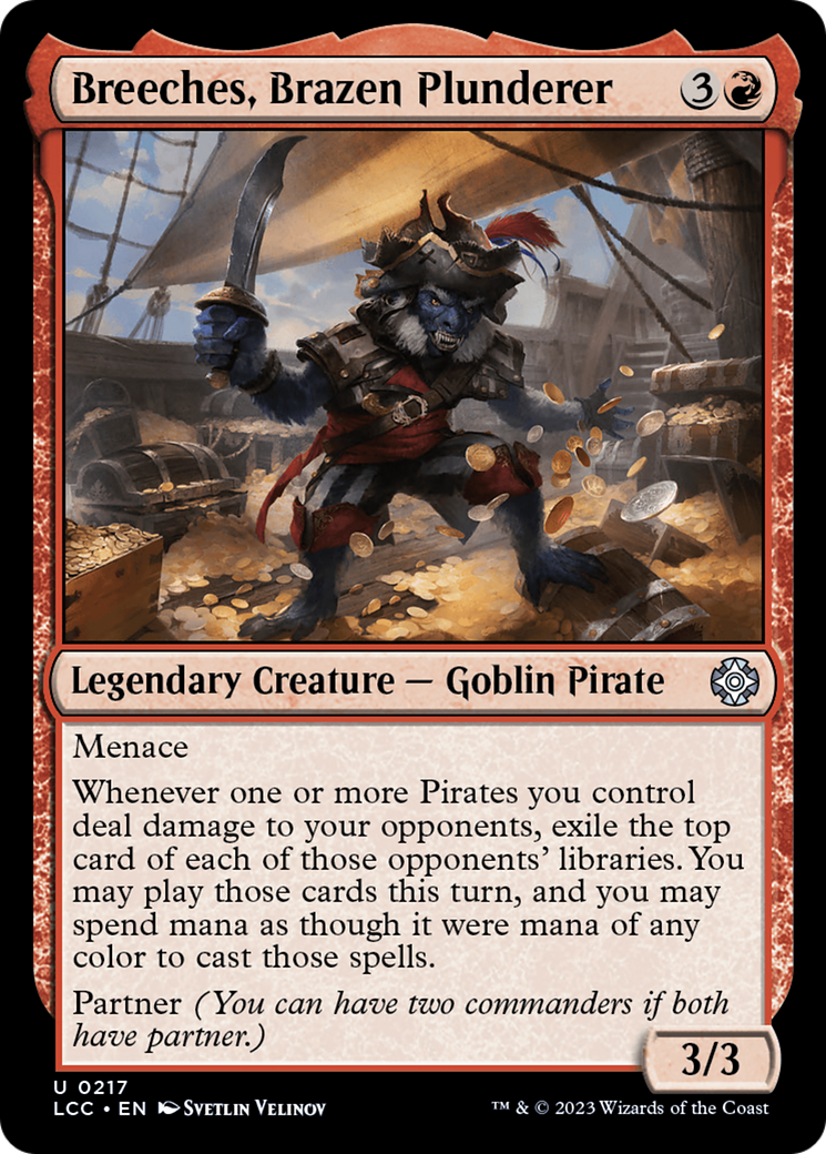 Breeches, Brazen Plunderer [The Lost Caverns of Ixalan Commander] | Grognard Games