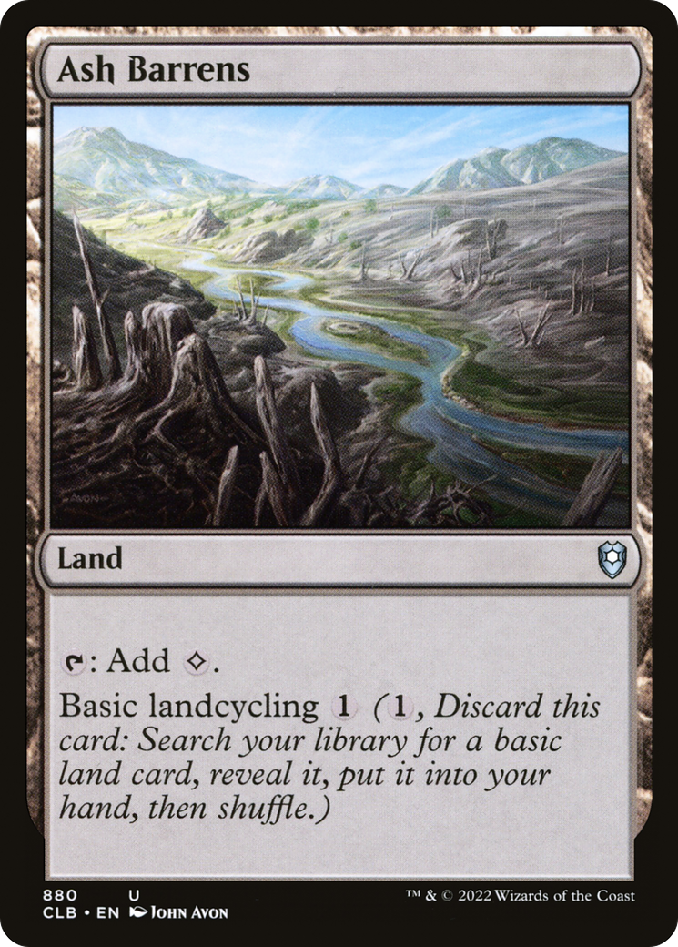 Ash Barrens [Commander Legends: Battle for Baldur's Gate] | Grognard Games