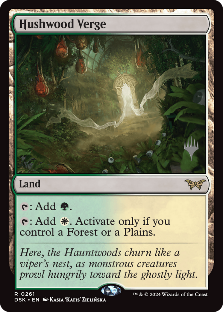 Hushwood Verge (Promo Pack) [Duskmourn: House of Horror Promos] | Grognard Games