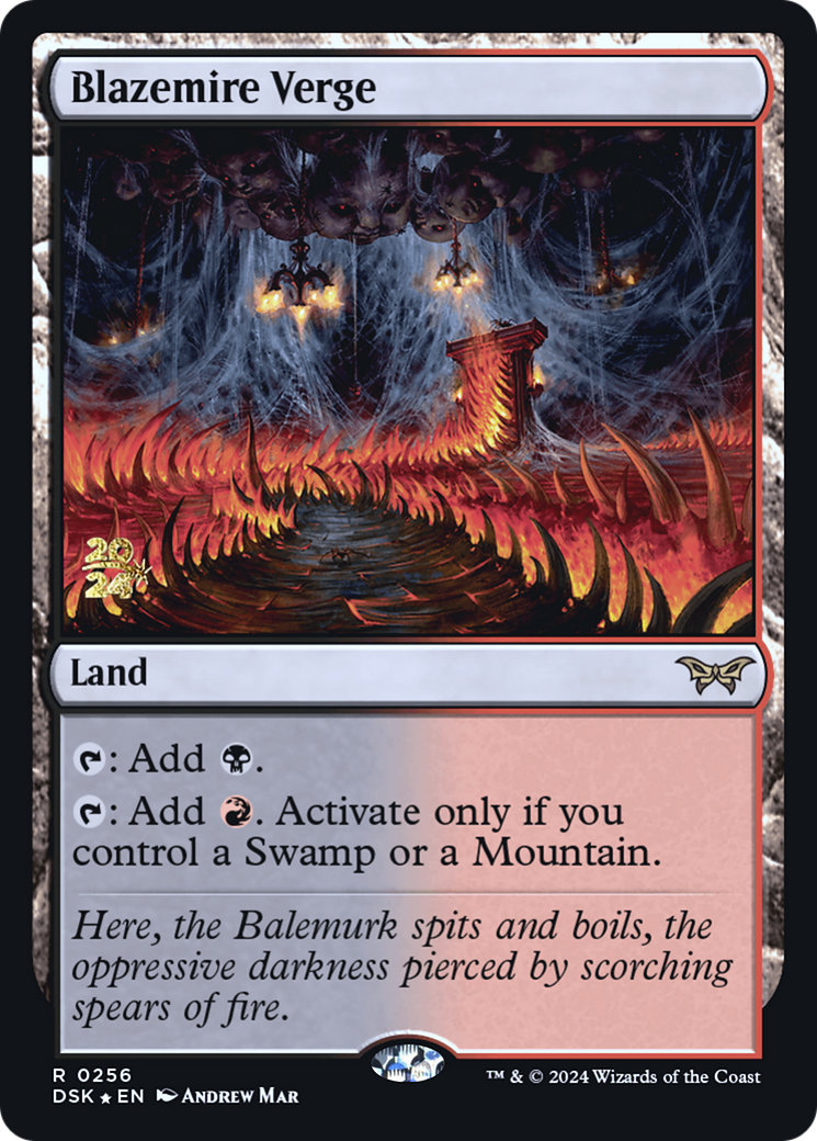 Blazemire Verge [Duskmourn: House of Horror Prerelease Promos] | Grognard Games