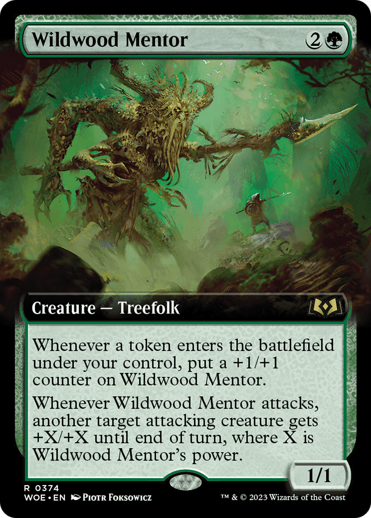 Wildwood Mentor (Extended Art) [Wilds of Eldraine] | Grognard Games