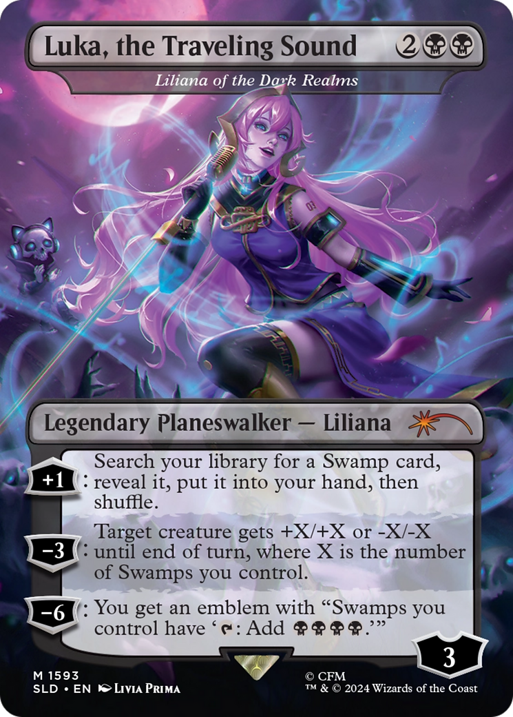 Luka, the Traveling Sound - Liliana of the Dark Realms (Japanese) [Secret Lair Drop Series] | Grognard Games