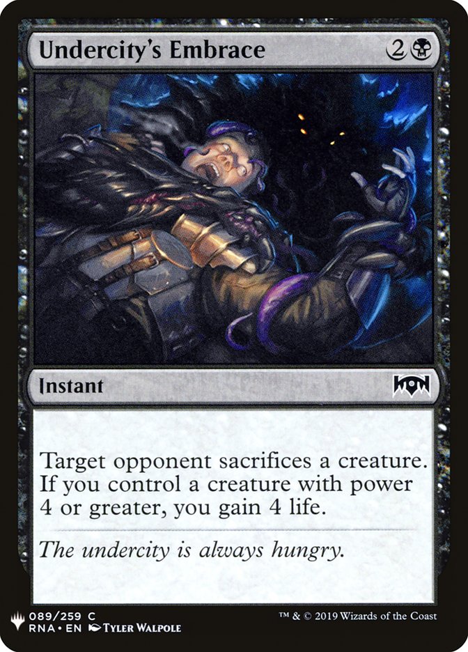 Undercity's Embrace [Mystery Booster] | Grognard Games