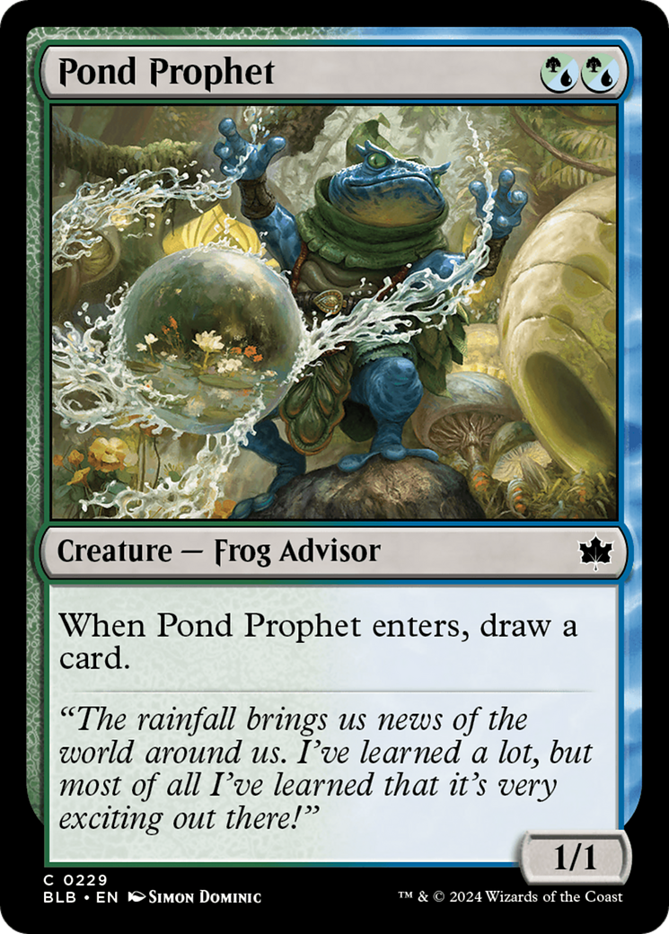 Pond Prophet [Bloomburrow] | Grognard Games