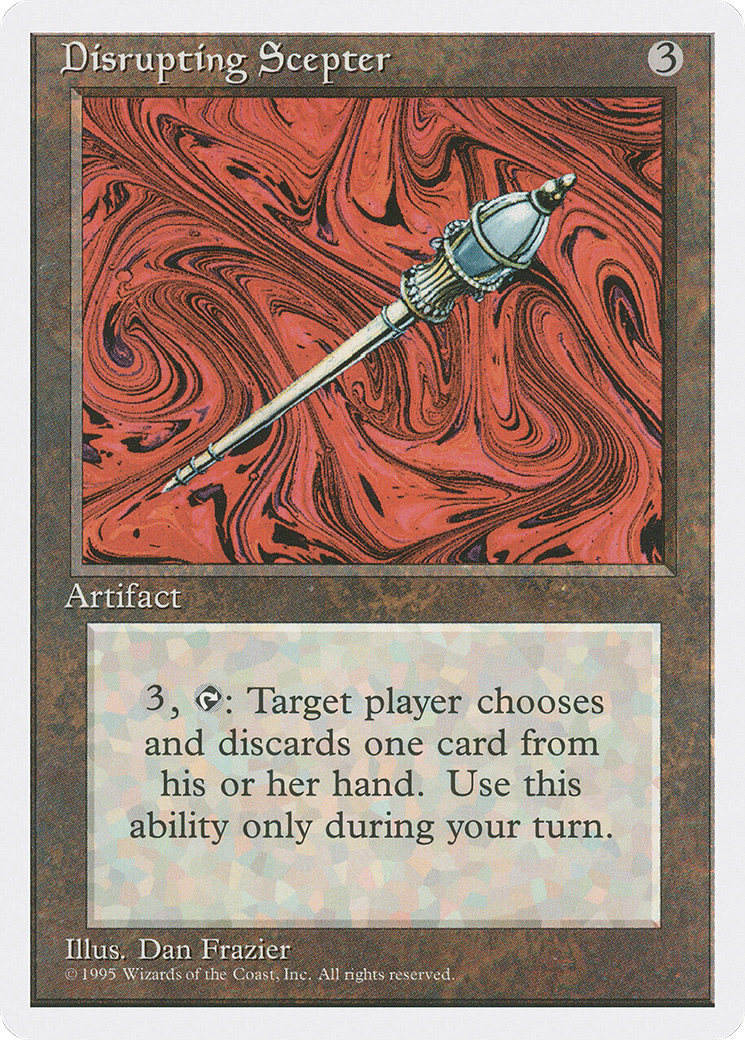 Disrupting Scepter [Fourth Edition] | Grognard Games