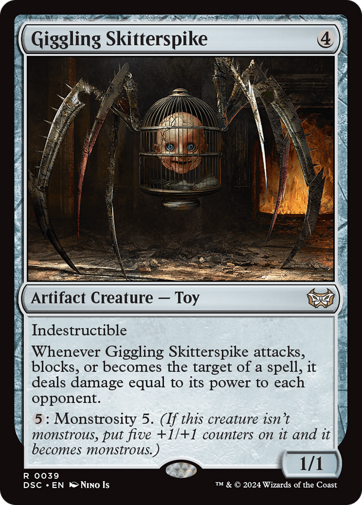 Giggling Skitterspike [Duskmourn: House of Horror Commander] | Grognard Games