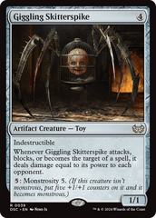 Giggling Skitterspike [Duskmourn: House of Horror Commander] | Grognard Games